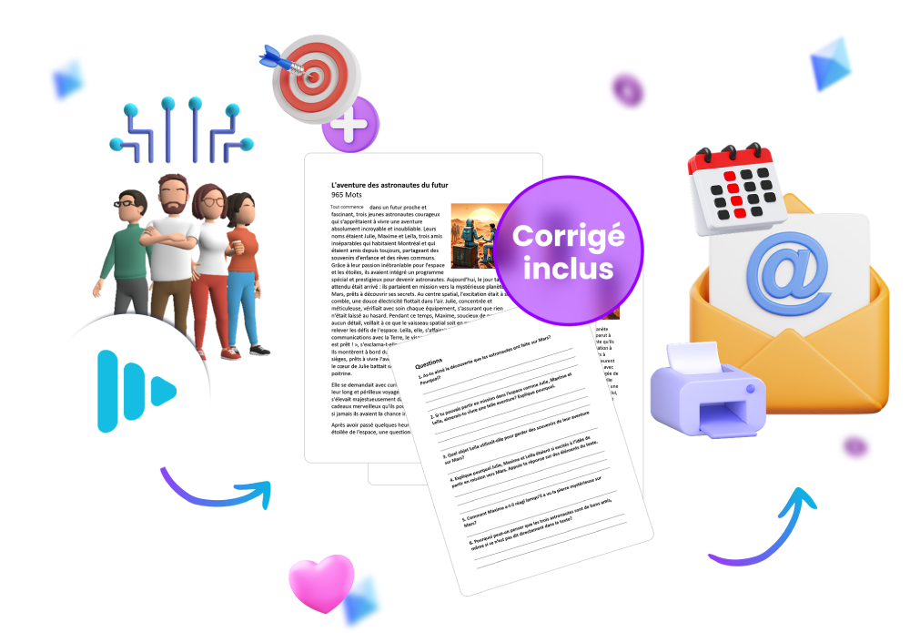 Four random themes with images